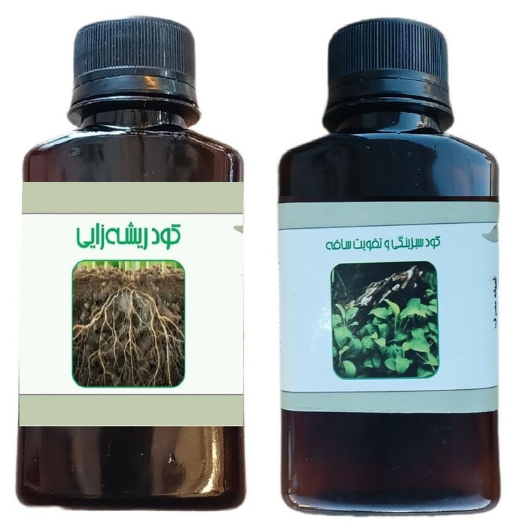 کود مایع ریشه زایی و کود سبزینگی و تقویت ساقه مدل life drop حجم 110 میلی لیتر بسته 2 عددی