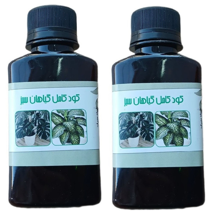 کود مایع کود کامل گیاهان سبز مدل life drop حجم 110 میلی لیتر بسته 2 عددی