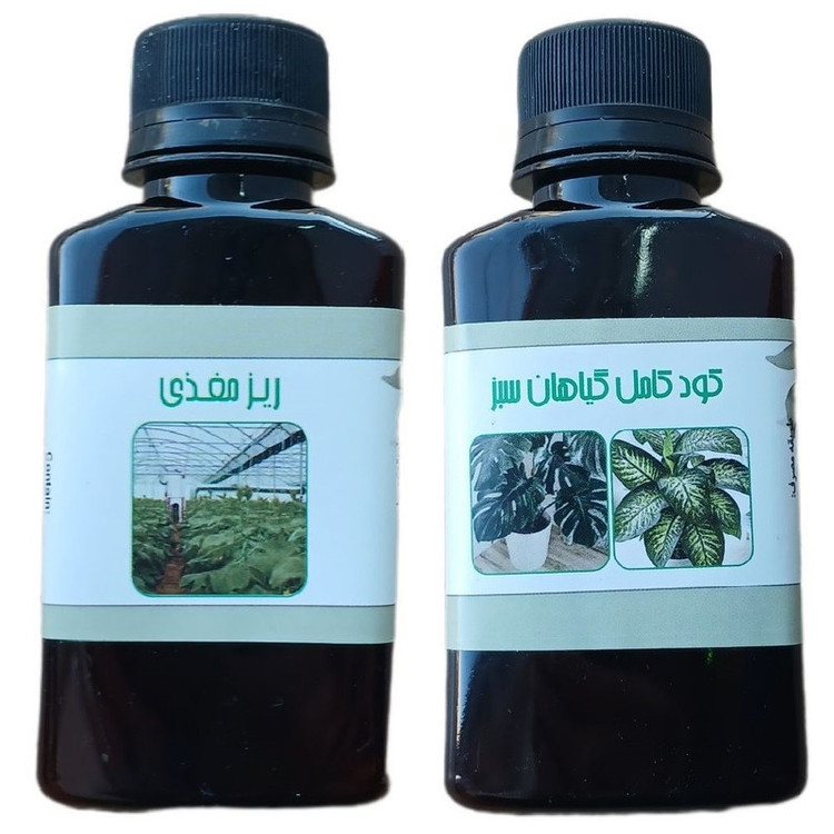 کود مایع ریز مغذی و کود کامل گیاهان سبز مدل life drop حجم 110 میلی لیتر بسته 2 عددی
