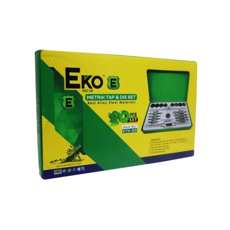 قلاویز و حدیده 20پارچه اکومدل EKO ETD20 ارسال رایگان