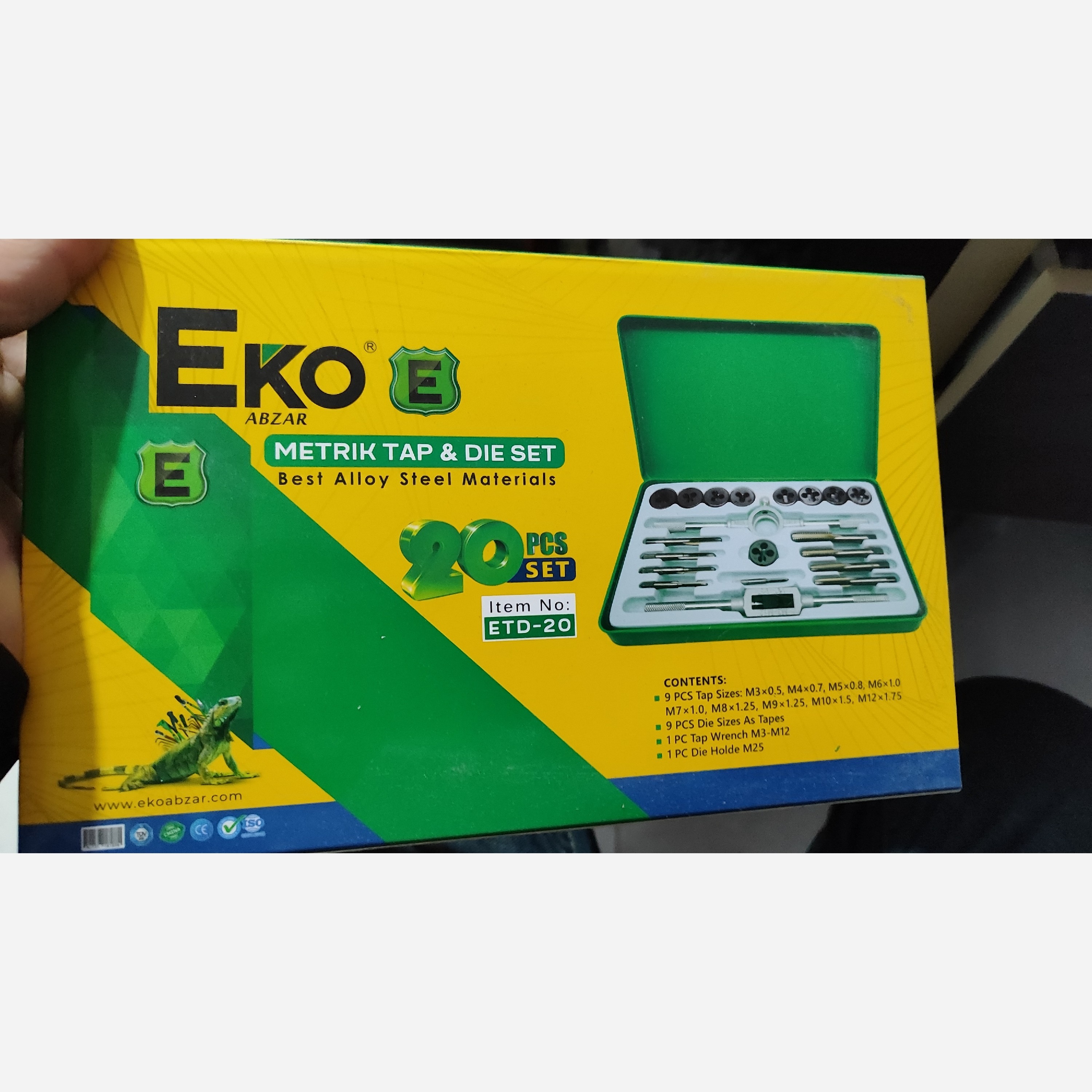 قلاویز و حدیده 20پارچه اکومدل EKO ETD20 ارسال رایگان