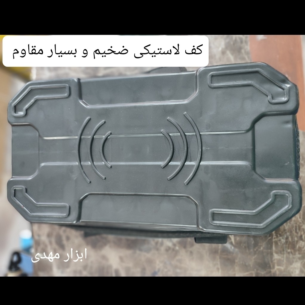 کیف ابزار 47سانتیمتری برزنتی کف لاستیکی ضد آب تانوس مدل 014 با 17 عدد جیب ابزار حرفه ای ارسال رایگان