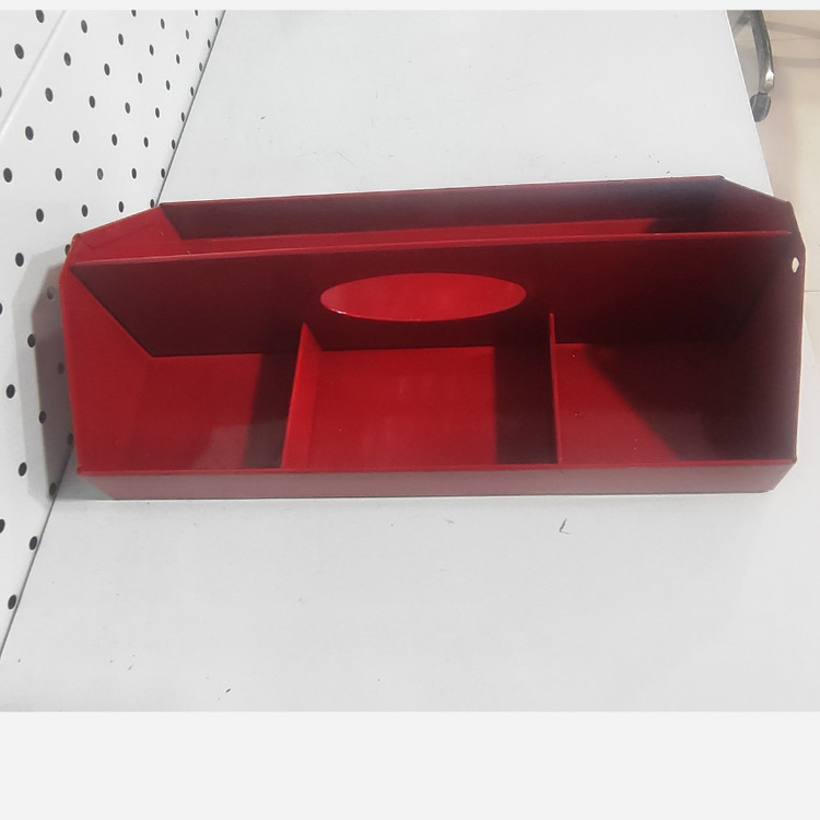 جعبه ابزار فولادی 35 سانت 2 طبقه چمدانی جام ابزار زیر مجموعه(مهدی تولز) مدل TA707 رنگ کوره ای